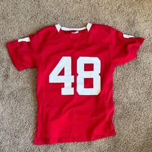 Pro Edge Red and White Kids Jersey